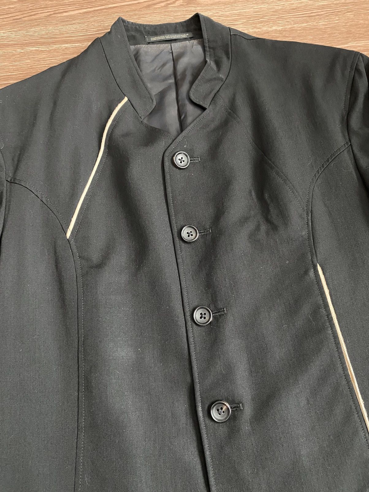 Yohji Yamamoto Yohji Yamamoto Pour Homme Wool Gabardine Cubist Jacket SS12 Size US M / EU 48-50 / 2 - 3 Thumbnail