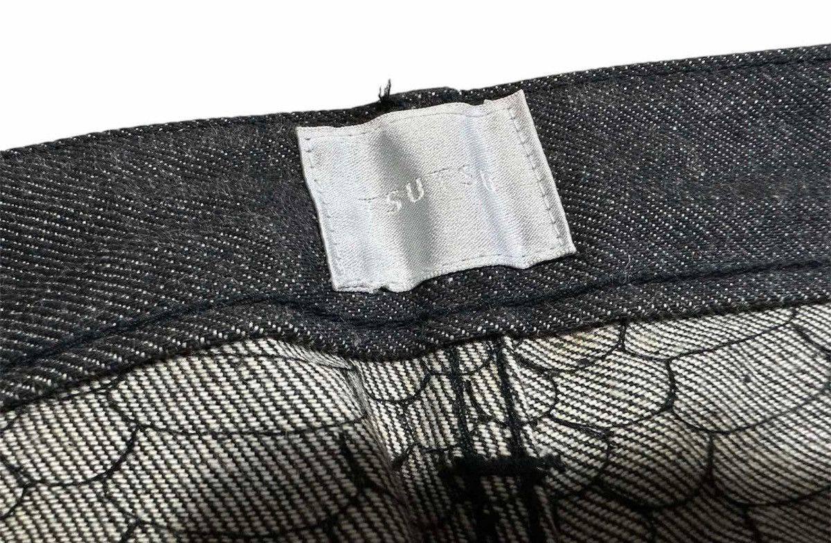 If Six Was Nine × Japanese Brand × Le Grande Bleu (L.G.B.) 🔥Y2K Japanese Flared Denim Snakeskin Embroidered Reptile Size US 30 / EU 46 - 10 Thumbnail