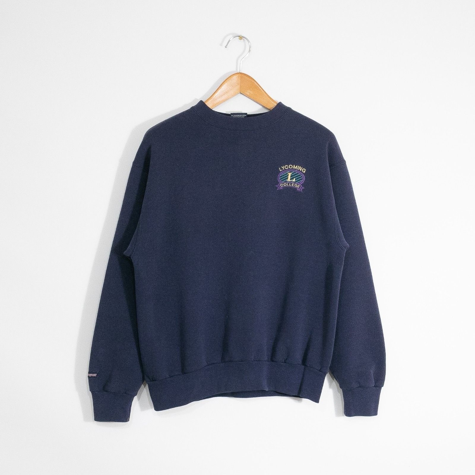Vintage Vintage 90s Lycoming College Sweatshirt Mens Large Crewneck Size US L / EU 52-54 / 3 - 1 Thumbnail