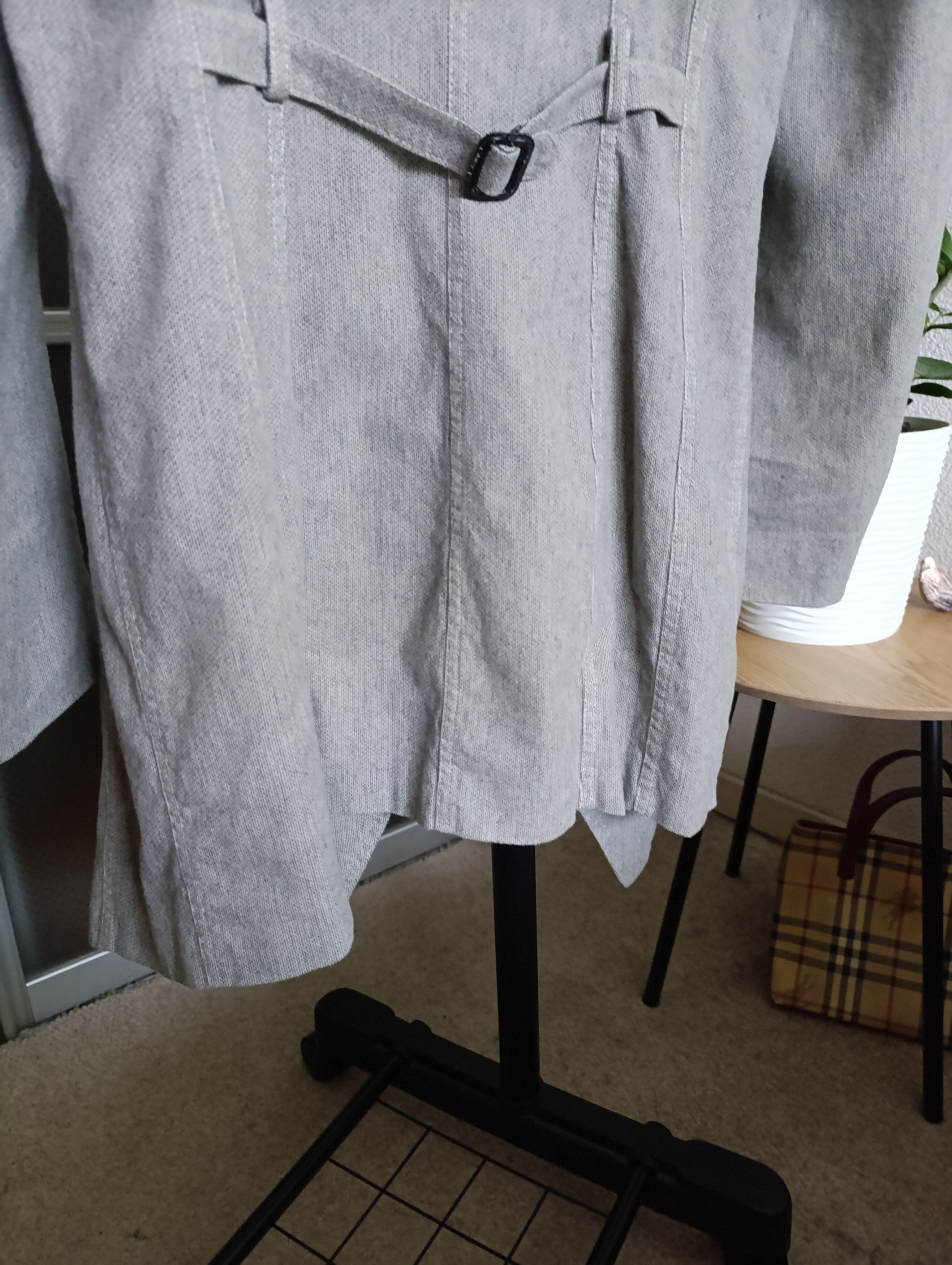Annette Gortz ANNETTE GORTZ AVANT GARDE WOMENS GRAY COTTON COAT JACKET Size M / US 6-8 / IT 42-44 - 14 Thumbnail