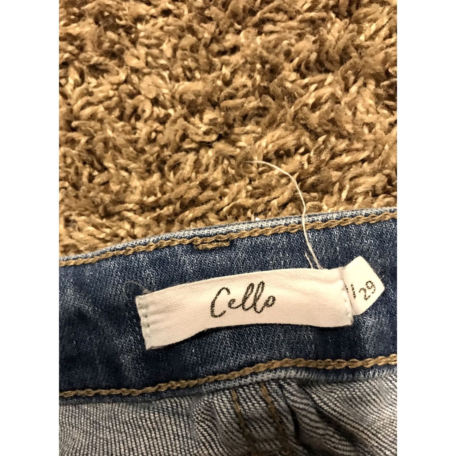 Vintage Cello Juniors Jeans Size 9 Cotton Blend Denim Straight Waist 30 Inseam 26 Blue Vintage: No Women/Mens Size 30" / US 8 / IT 44 - 2 Thumbnail