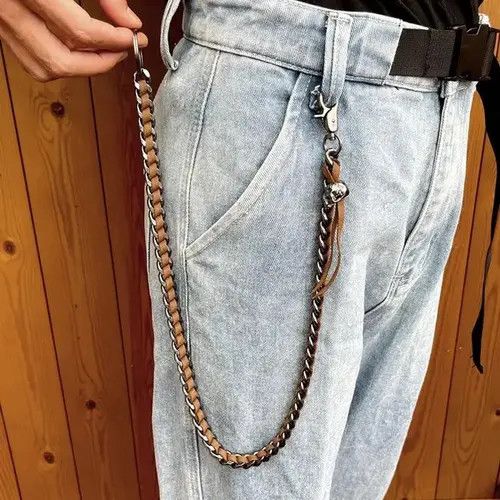 Japanese Brand Waist Chain Key Chain Vintage Skull Metal Size ONE SIZE - 3 Thumbnail