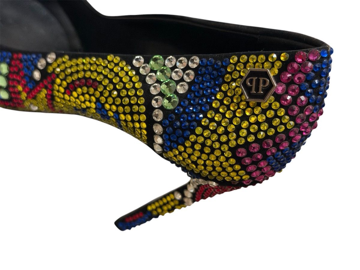Philipp Plein Limited Edition Philipp Plein Bejewelled Heels. Size US 7 / IT 37 - 4 Thumbnail
