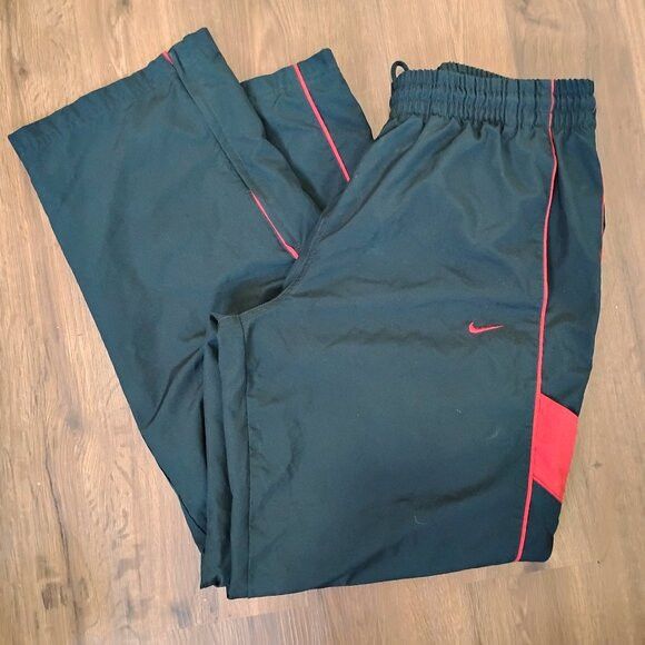 Nike Vintage Y2K Nike Striped Mesh Lined Wind Pants Joggers Size US 32 / EU 48 - 1 Thumbnail