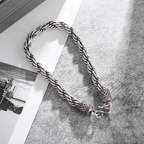 Other Y2k Metal Braided Chain Bracelet Size ONE SIZE - 2 Thumbnail