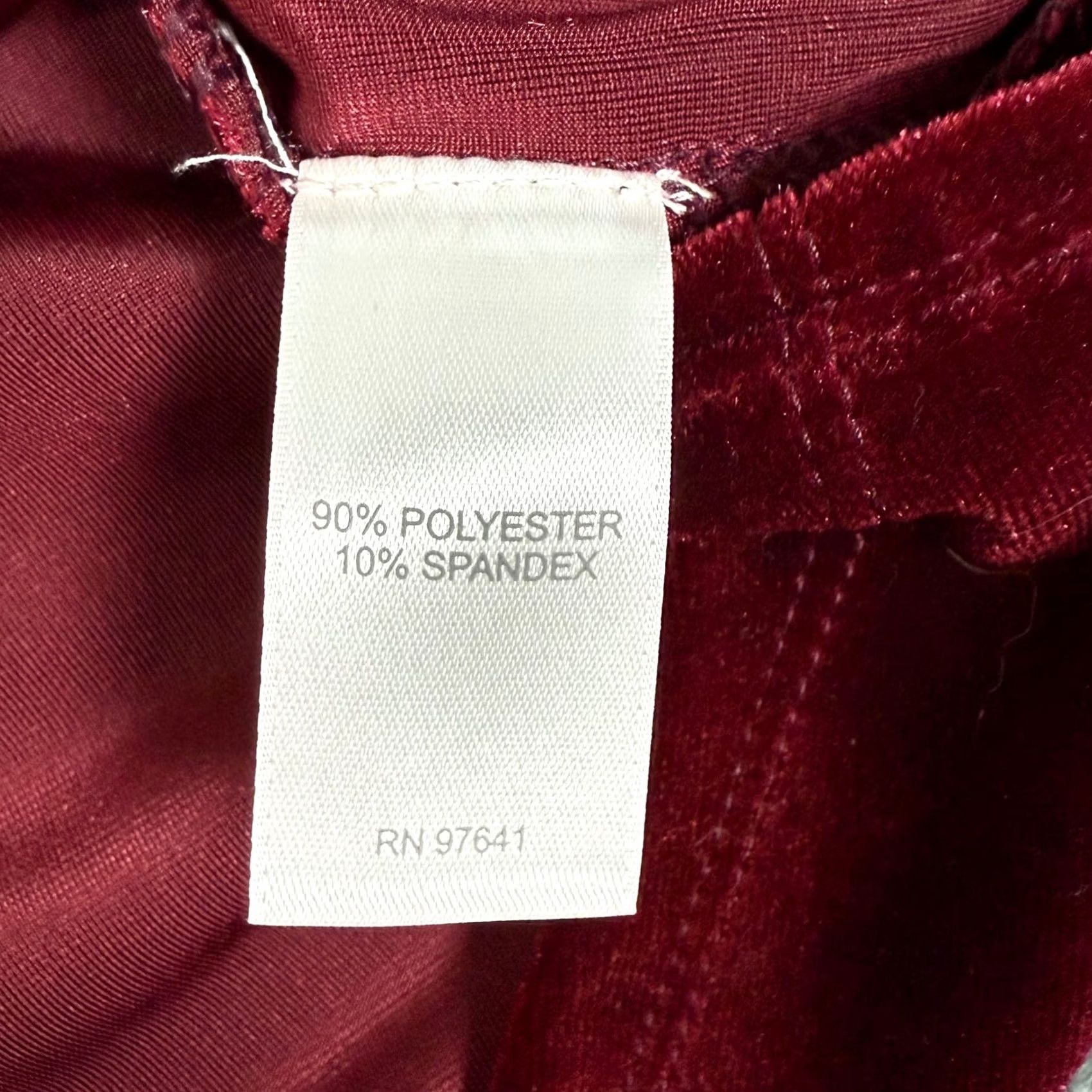 J. Jill J.Jill Red Velvet Long Sleeve Top Shirt Blouse L Holiday Christmas Tunic Womens Velour Crewneck Size L / US 10 / IT 46 - 4 Thumbnail