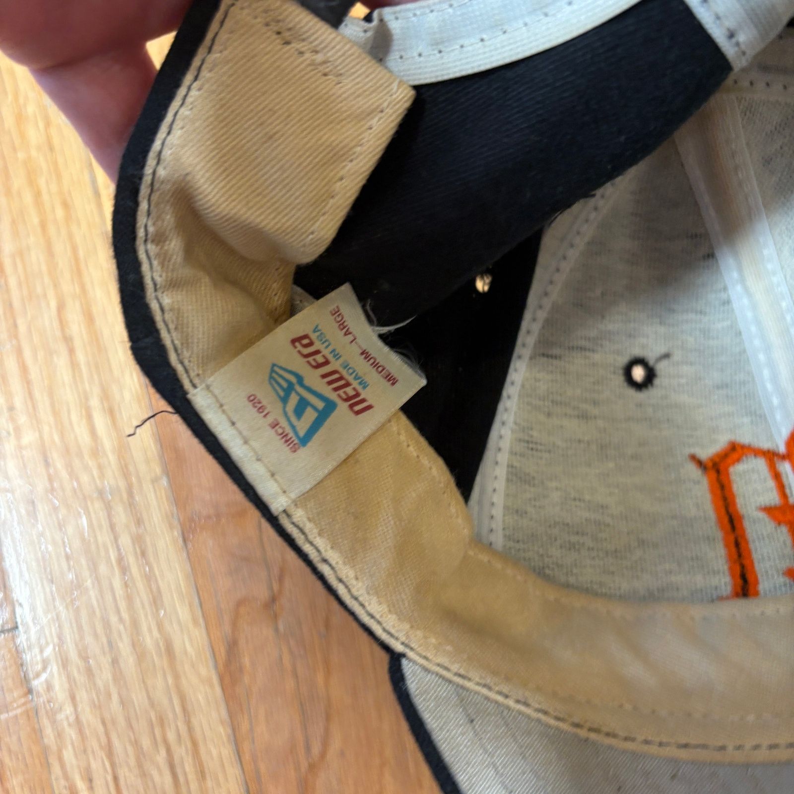 Vintage Vintage 90s Wool New Era Old English M Hat Size ONE SIZE - 4 Thumbnail