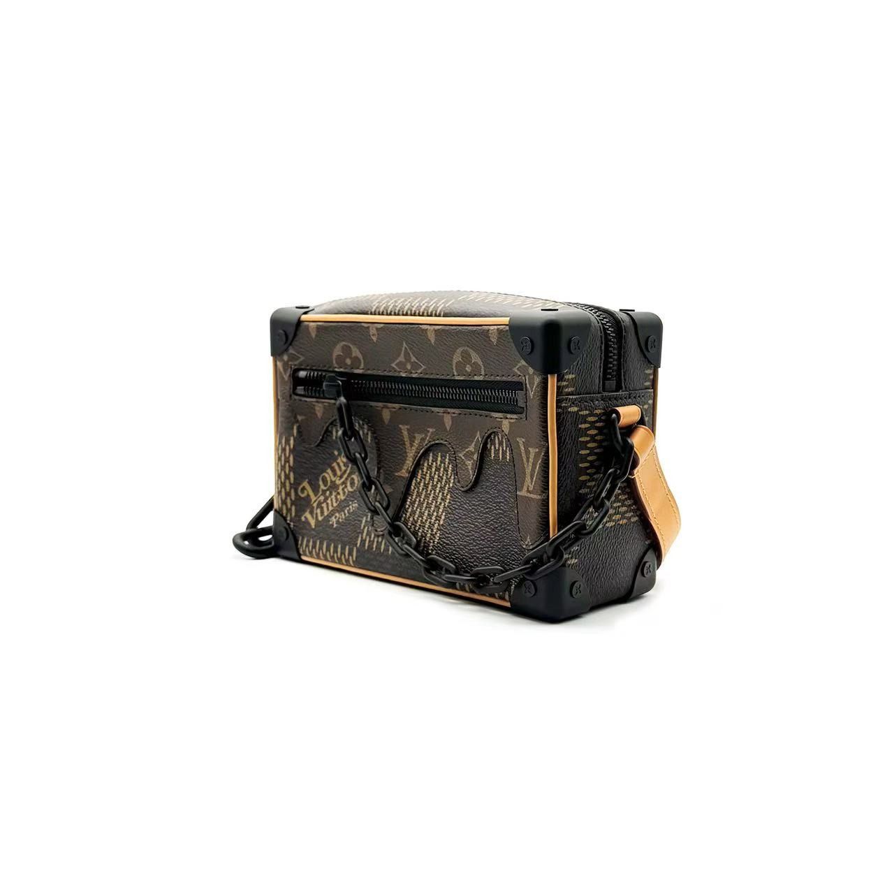 Louis Vuitton Louis Vuitton Nigo Giant Damier Ebene Mini Soft Trunk Size ONE SIZE - 3 Thumbnail