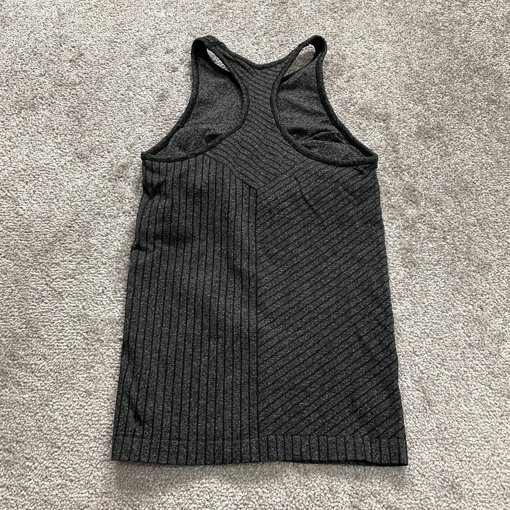 Vintage All In Motion Tank Top Womens XS Gray Halter Racerback Nylon Athletic Gym Shirt Size XS / US 0-2 / IT 36-38 - 2 Thumbnail