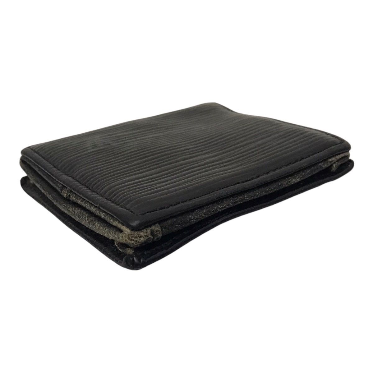 Louis Vuitton Lovis Vuitton Epi Leather Coin Purse Card Wallet Black Size ONE SIZE - 6 Thumbnail