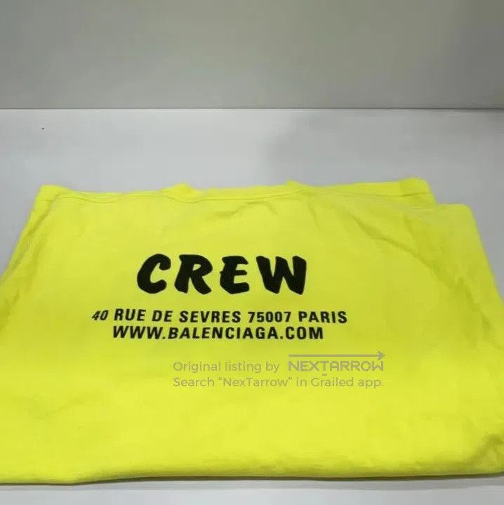 Balenciaga Balenciaga Logo Print Short Sleeve T. Size US S / EU 44-46 / 1 - 8 Thumbnail