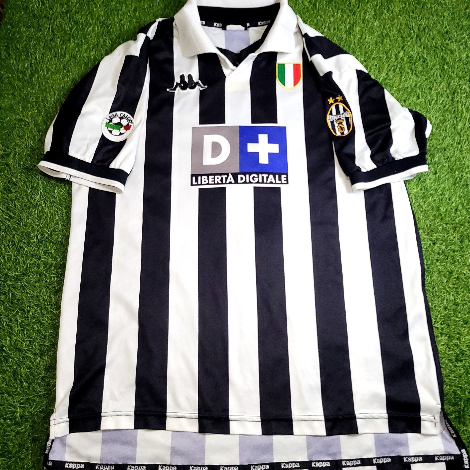 Kappa Zidane Juventus 1998 1999 Home Kappa Soccer Jersey Shirt XL Size US XL / EU 56 / 4 - 2 Thumbnail