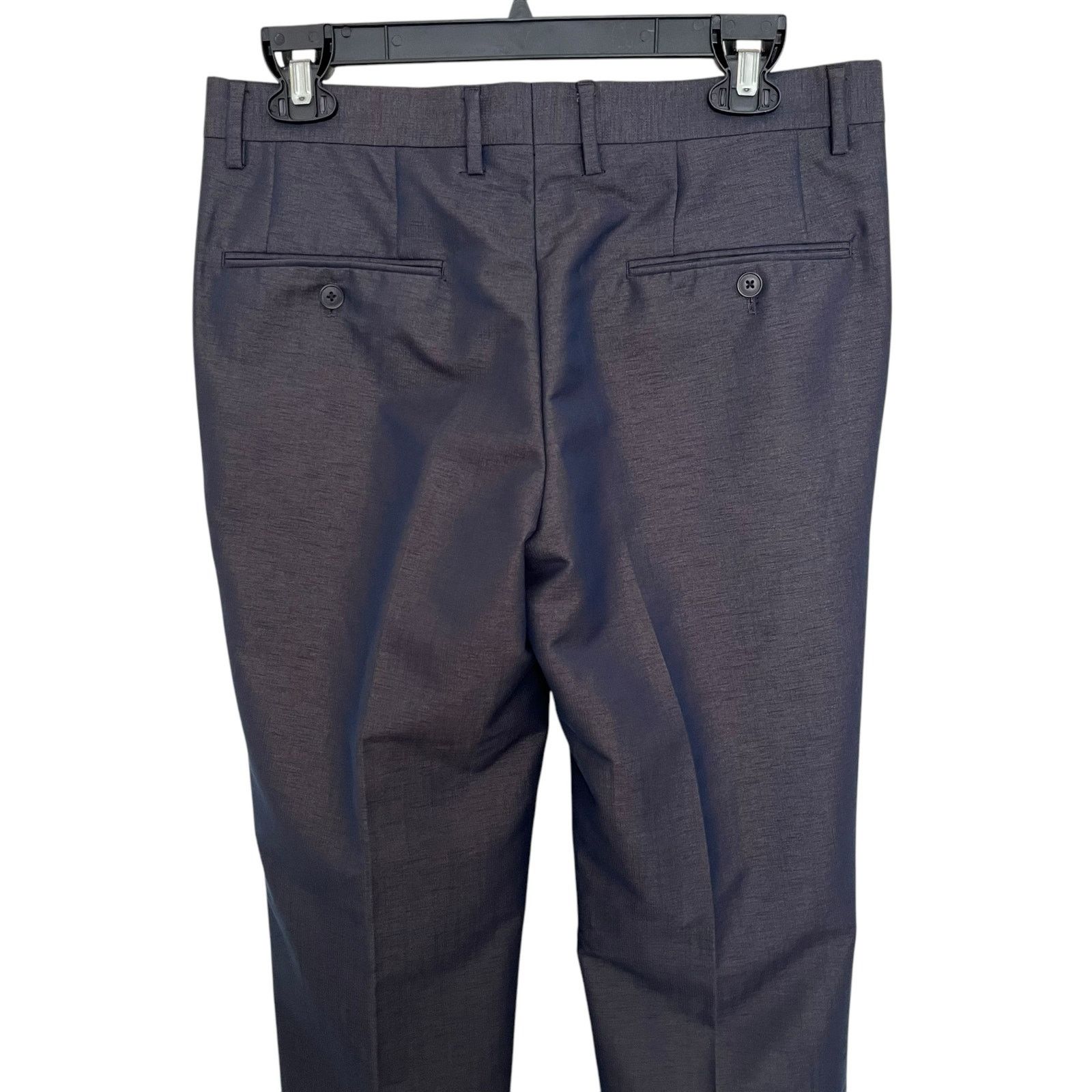 Mexx Mexx | Navy Blue suit Pants Iridescent Gold 36R Fits Like 30 Size US 30 / EU 46 - 6 Thumbnail