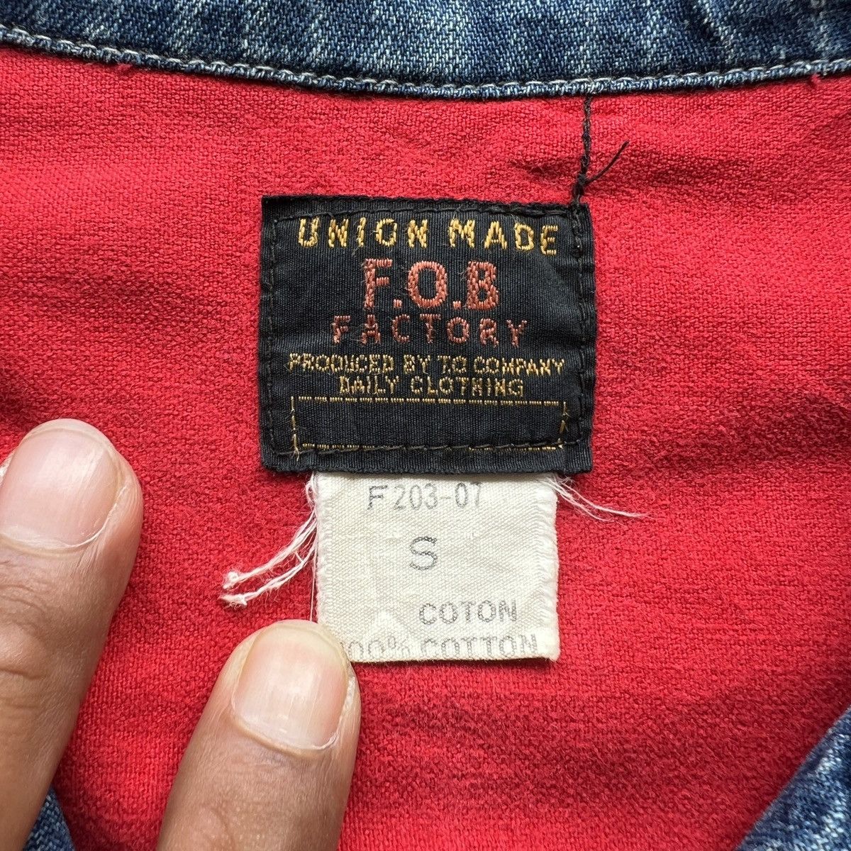 FOB Factory 🔥 Fob Factory Union Made Denim Trucker Jacket Size US S / EU 44-46 / 1 - 17 Thumbnail