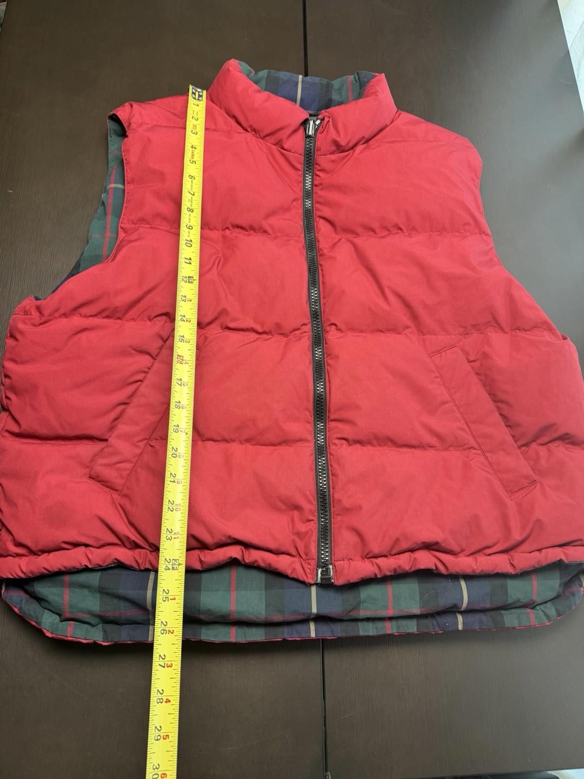 Eddie Bauer Eddie Bauer Reversible Red/Green Plaid Jacket Vest Men’s XL Size US XL / EU 56 / 4 - 7 Thumbnail
