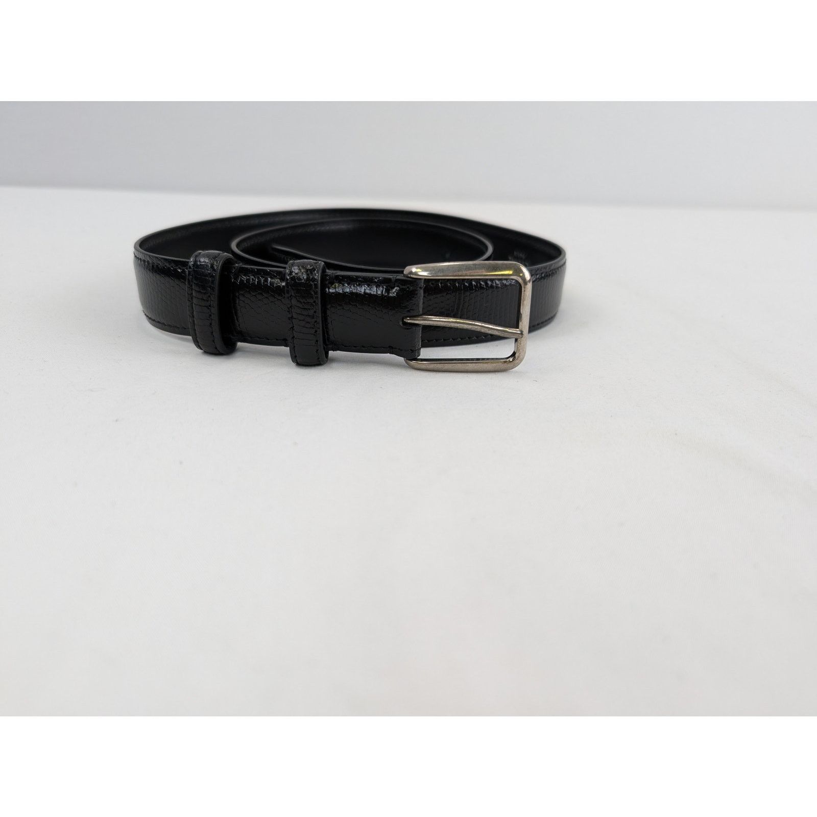 Celine o1rshd1 Size: 80 / Elegant Belt with Square Buckle Size ONE SIZE - 1 Thumbnail
