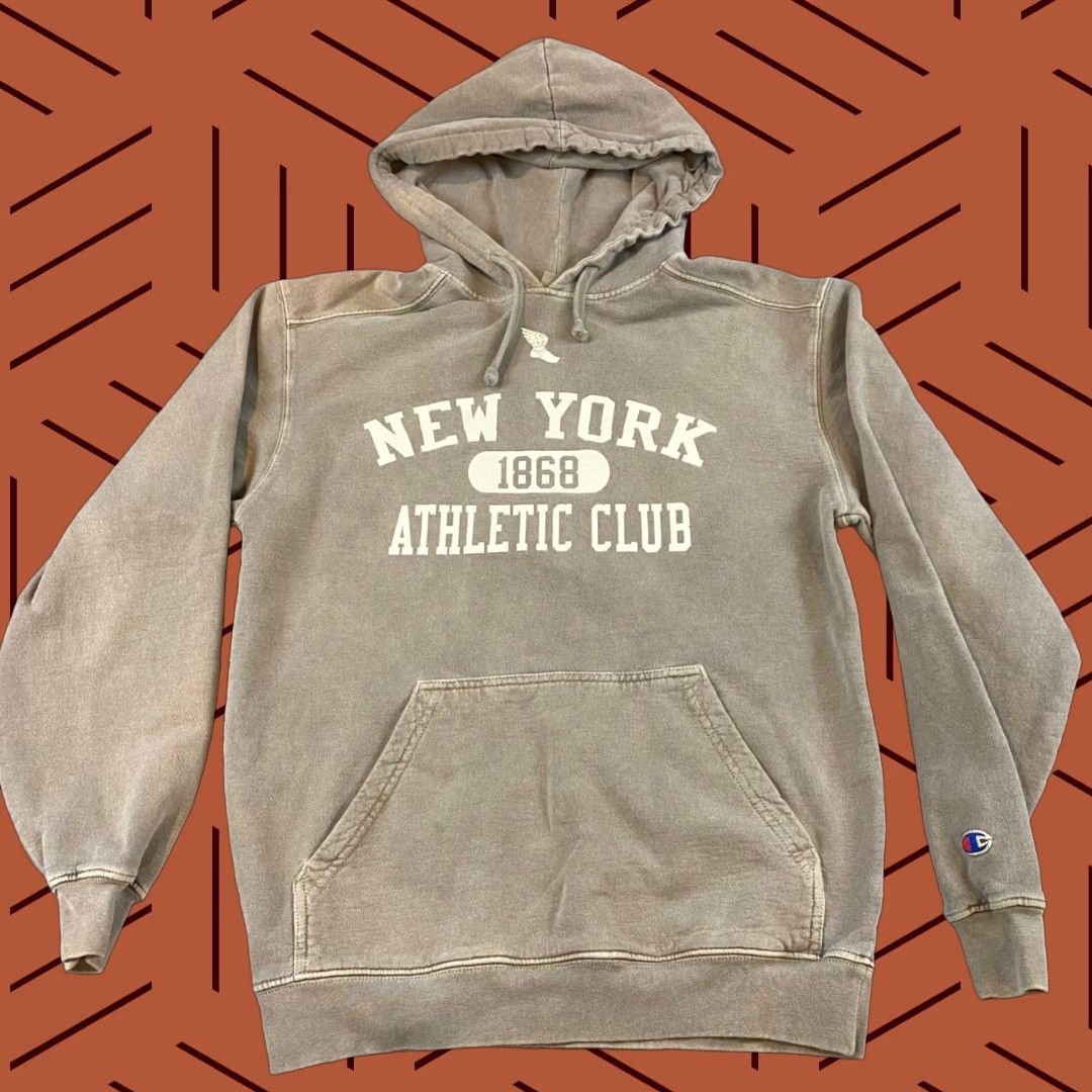 Champion Champion New York Athletic Club Hoodie Men Small Beige Brown 1868 NYAC Y2k READ* Size US S / EU 44-46 / 1 - 1 Thumbnail
