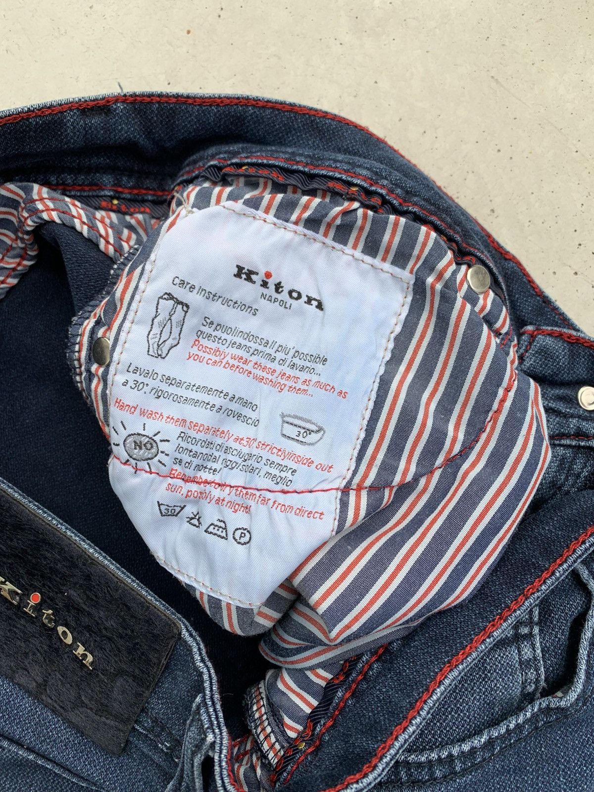 Kiton Jeans Vintage Old Money Style Luxury Denim Italy