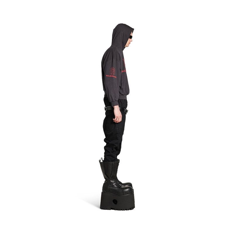 Balenciaga o1bcso1str0426 Lion Club Lined Hoodie Regular Fit in Black Size US M / EU 48-50 / 2 - 3 Thumbnail