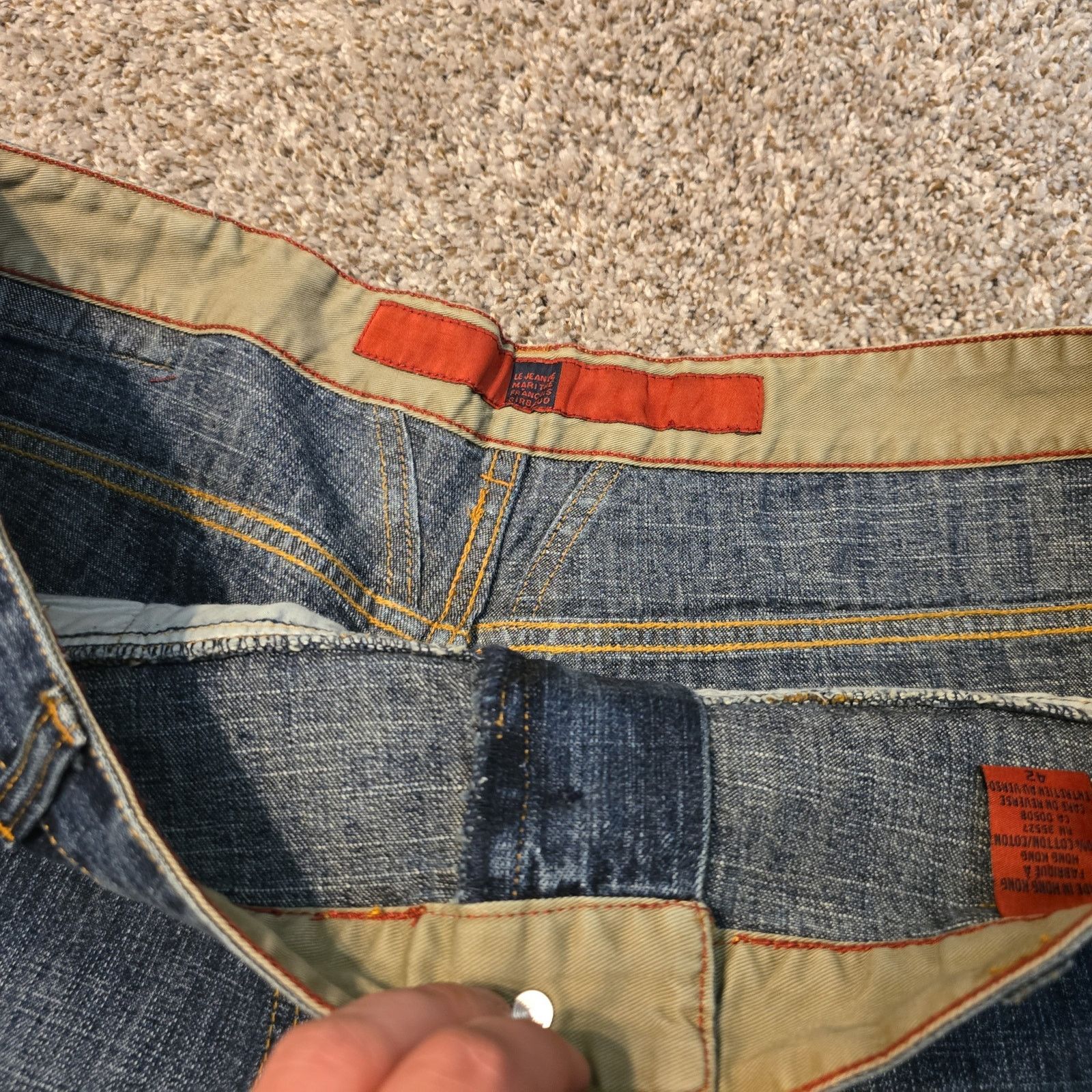 Marithe + Francois Girbaud Vintage Y2K MFG Girbaud Pant Jean 42x34 Cyber Cargo Rave Size US 42 / EU 58 - 5 Thumbnail