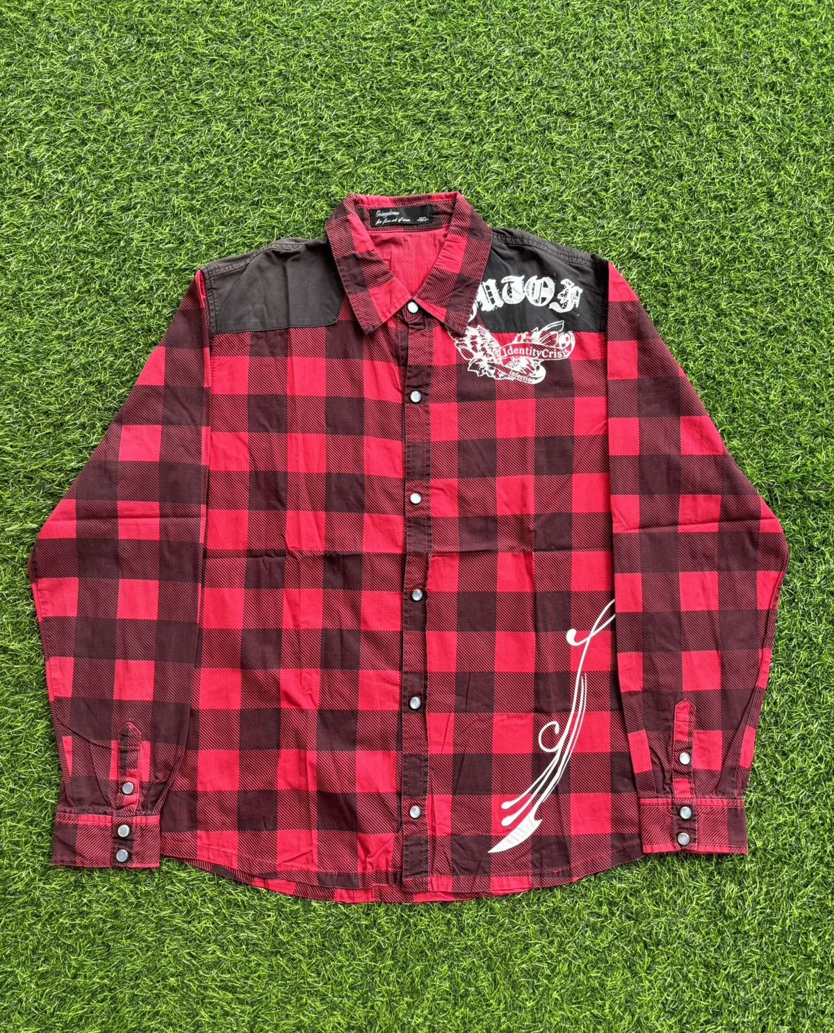 Hysteric Glamour Y2k Goingdown Skull Punk Style Shirt Size US L / EU 52-54 / 3 - 1 Thumbnail