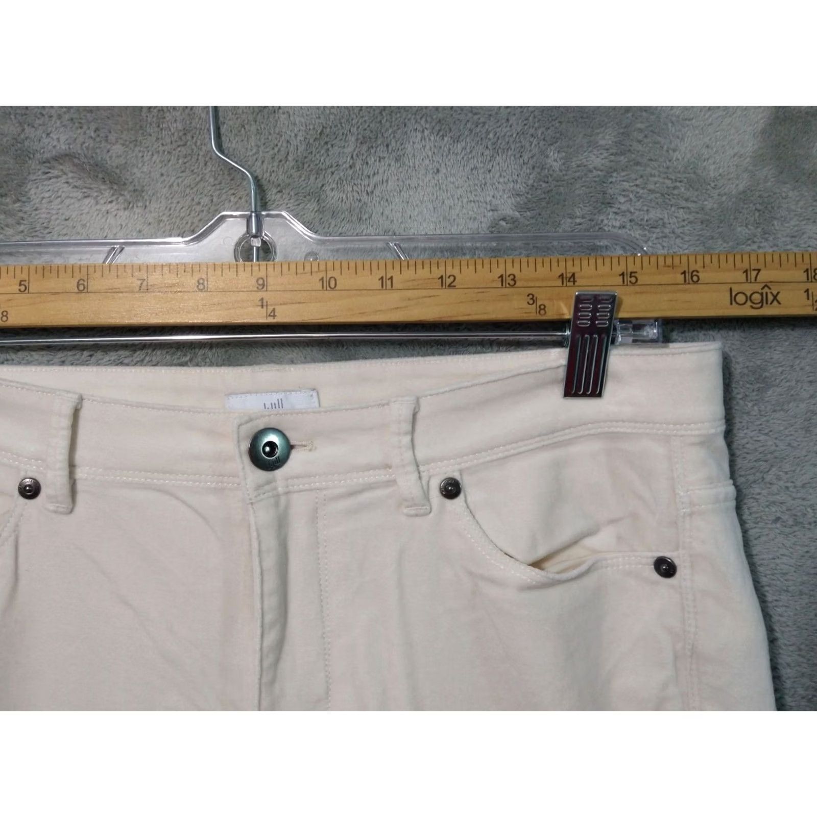 J. Jill J Jill Pants Womens 10 Velvet Straight Leg Mid Rise 5 Pocket Stretch Lot of 2 Size 32" / US 10 / IT 46 - 3 Thumbnail