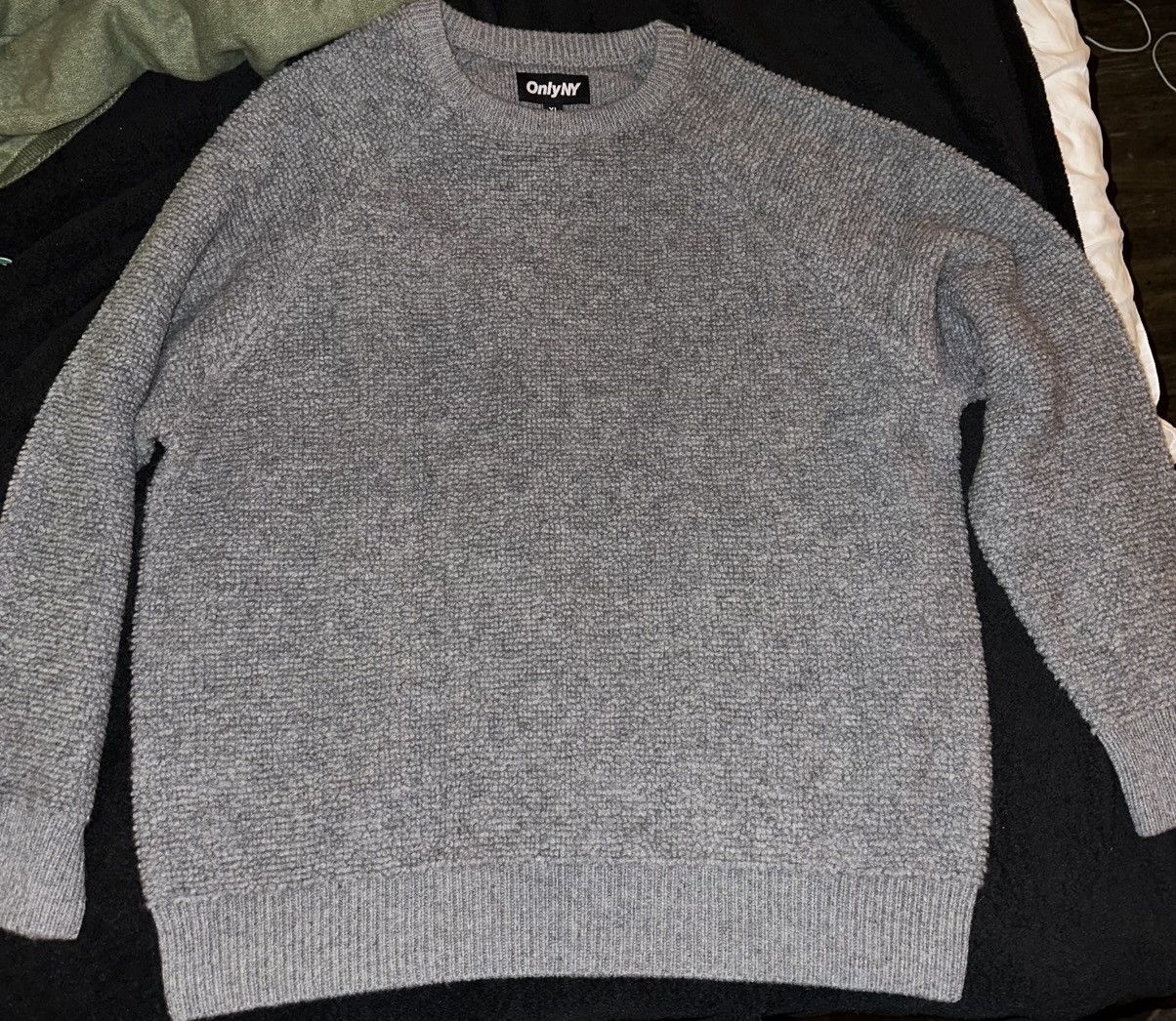 Only NY ONLY NY Grey Sweater Size US XL / EU 56 / 4 - 1 Thumbnail