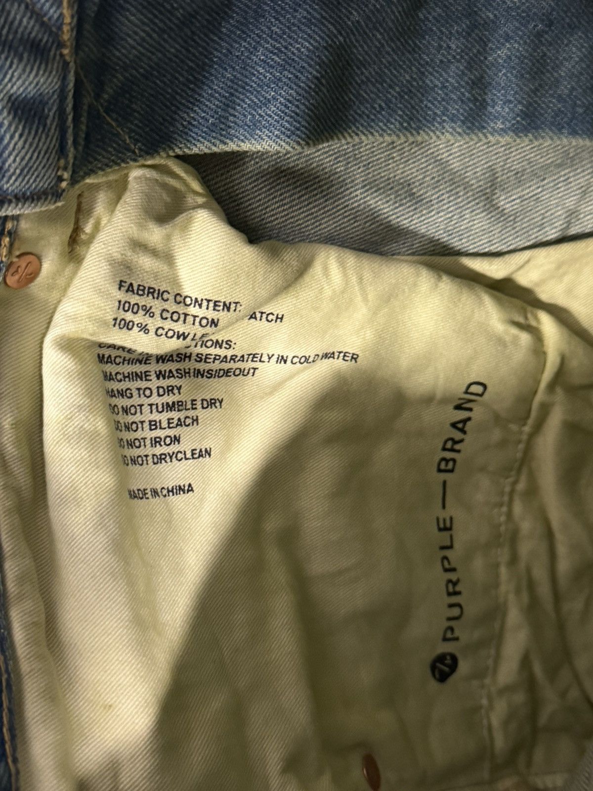 Purple Brand Purple Brand Icon Wide Overdyed Jeans Size US 32 / EU 48 - 4 Thumbnail