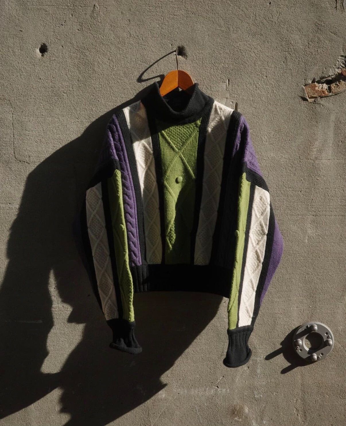 Jean Paul Gaultier Jean Paul Gaultier 90s Color Block Sweater Size L / US 10 / IT 46 - 1 Thumbnail