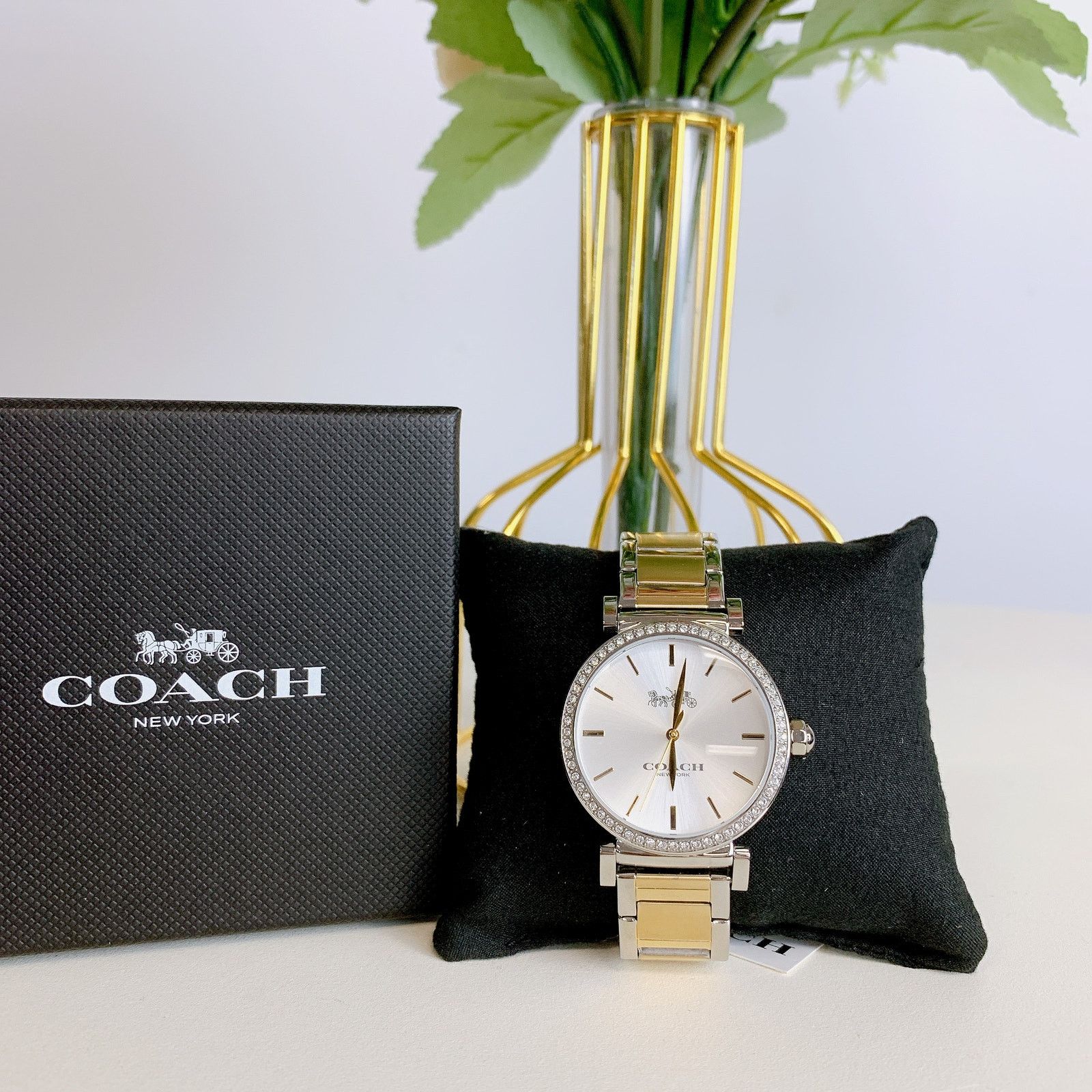 Coach (L)Coach 14503579 Madison Crystal Women's Watch Size ONE SIZE - 3 Thumbnail