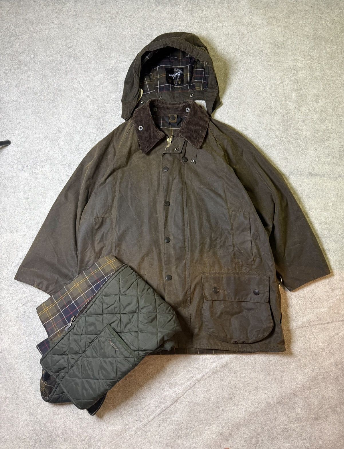 Very rare vintage Barbour Beaufort 2in1 Waxjacket