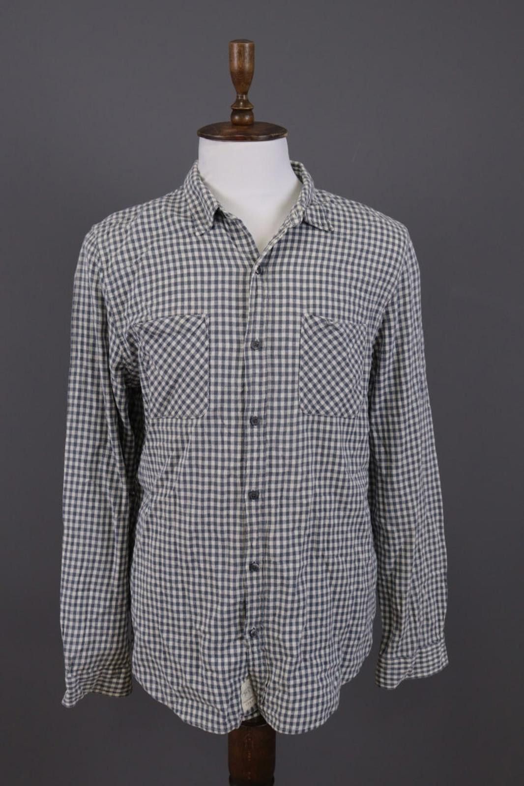 Denim & Supply Ralph Lauren Denim & Supply Ralph Lauren Gray Check Overshirt Shirt XL Size US XL / EU 56 / 4 - 1 Thumbnail