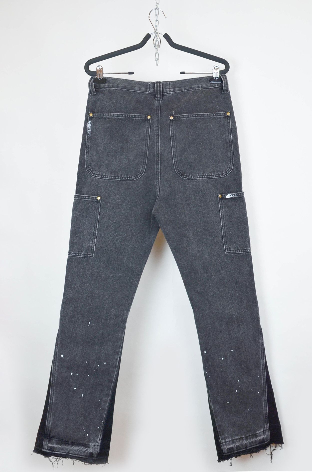 パンツ 00s semantic design coating black denim semanticdesign SICK WASHED BLACK SEMANTIC DESIGN DENIM PANTS