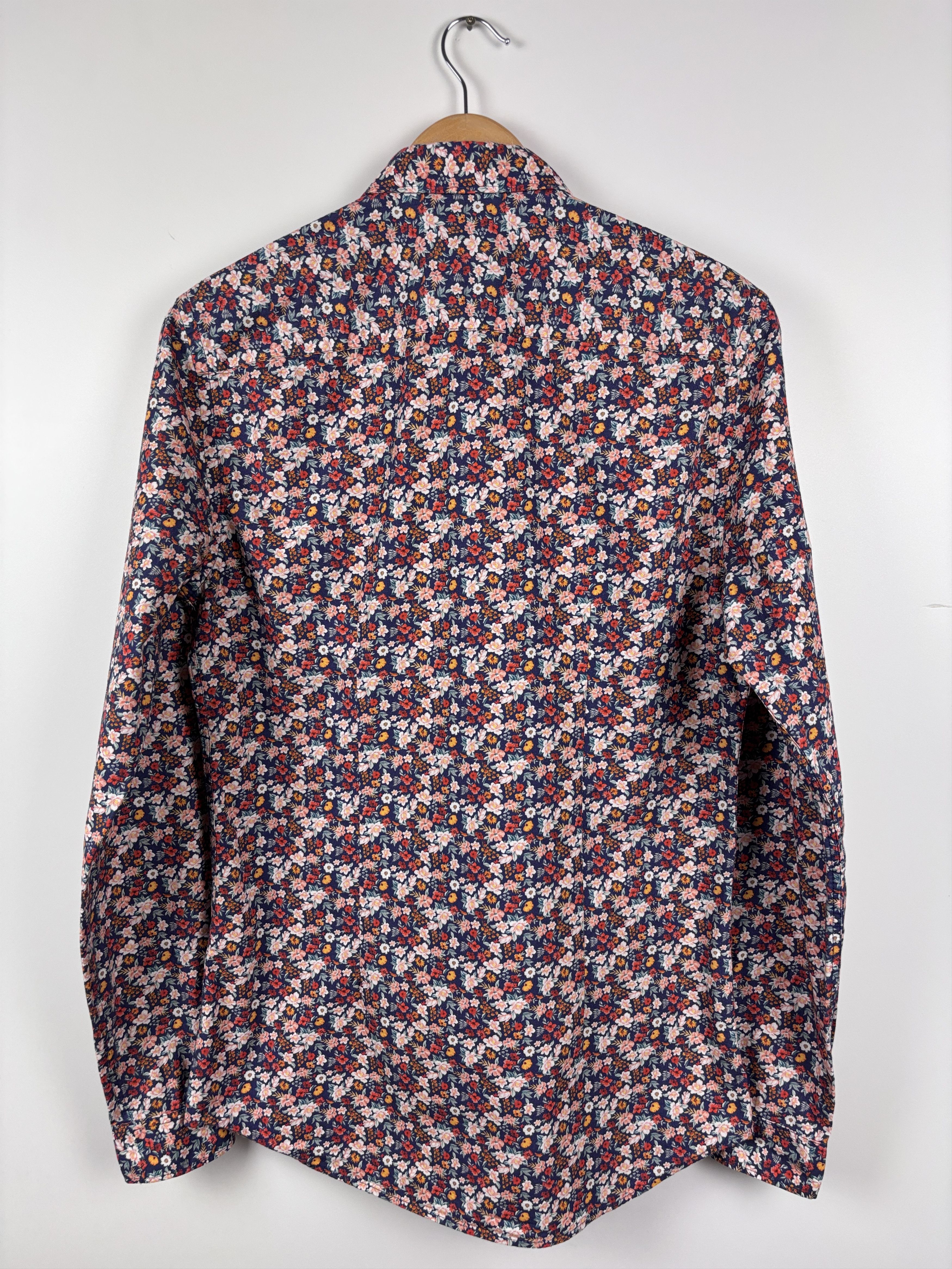 Zara ZARA Floral Button Down Shirt Slim Fit Multicolor Cotton S Size US S / EU 44-46 / 1 - 4 Thumbnail