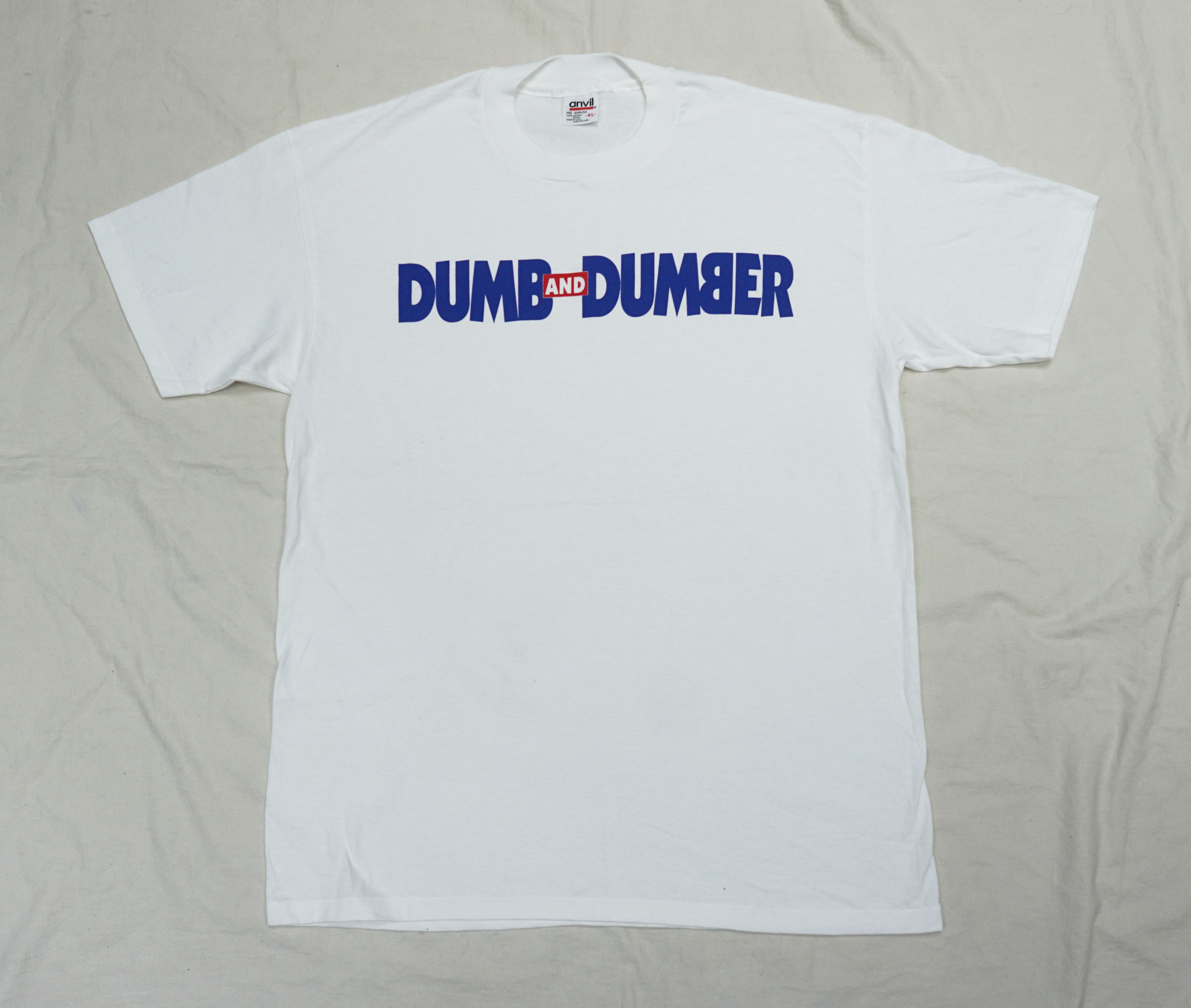 Band Tees × Vintage 90's "Dumb and Dumber" T-Shirts, Made in USA Size US XL / EU 56 / 4 - 1 Thumbnail