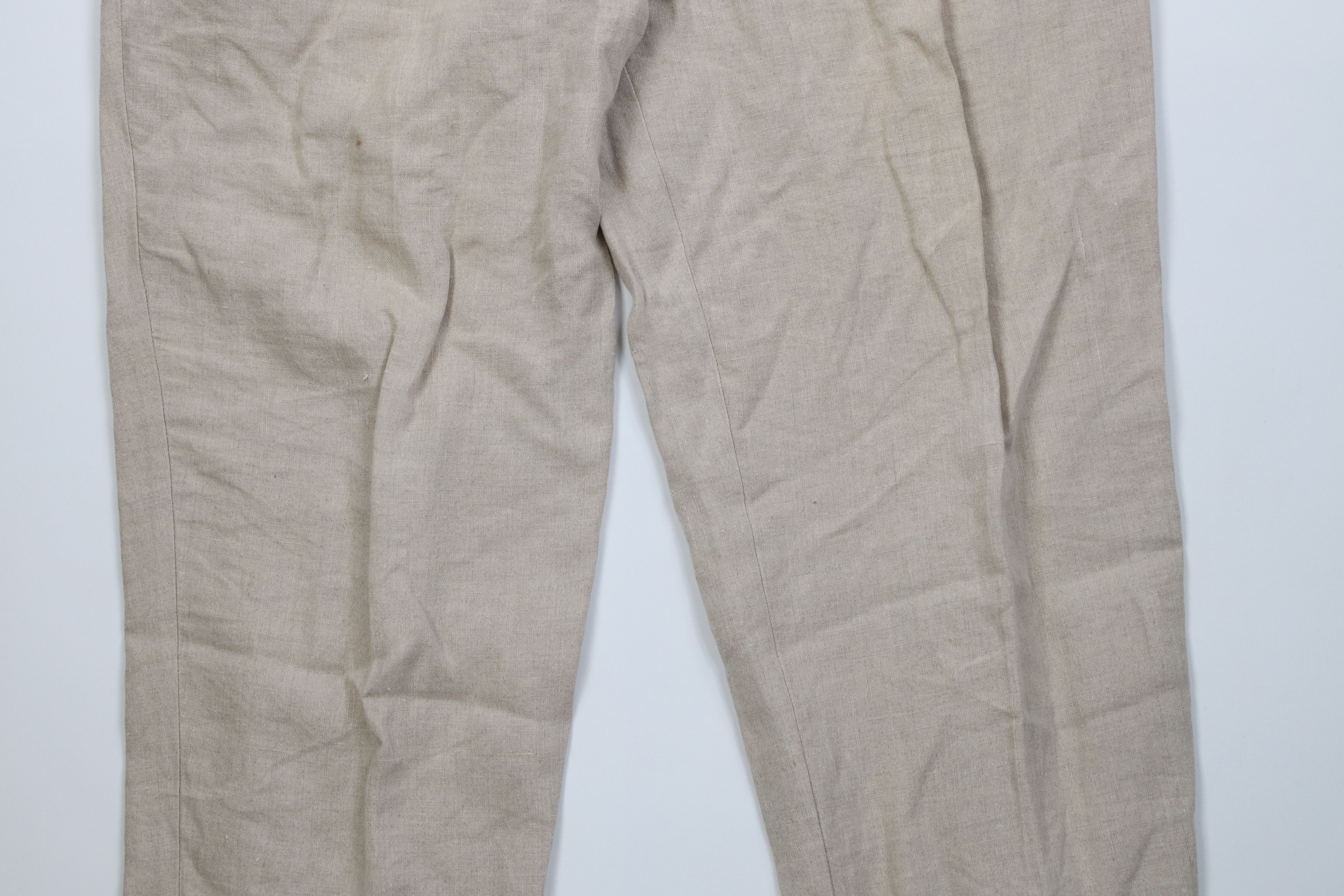 Vintage Vintage 90s Y2K Streetwear Knit Wide Leg Chino Pants Beige Size US 36 / EU 52 - 3 Thumbnail