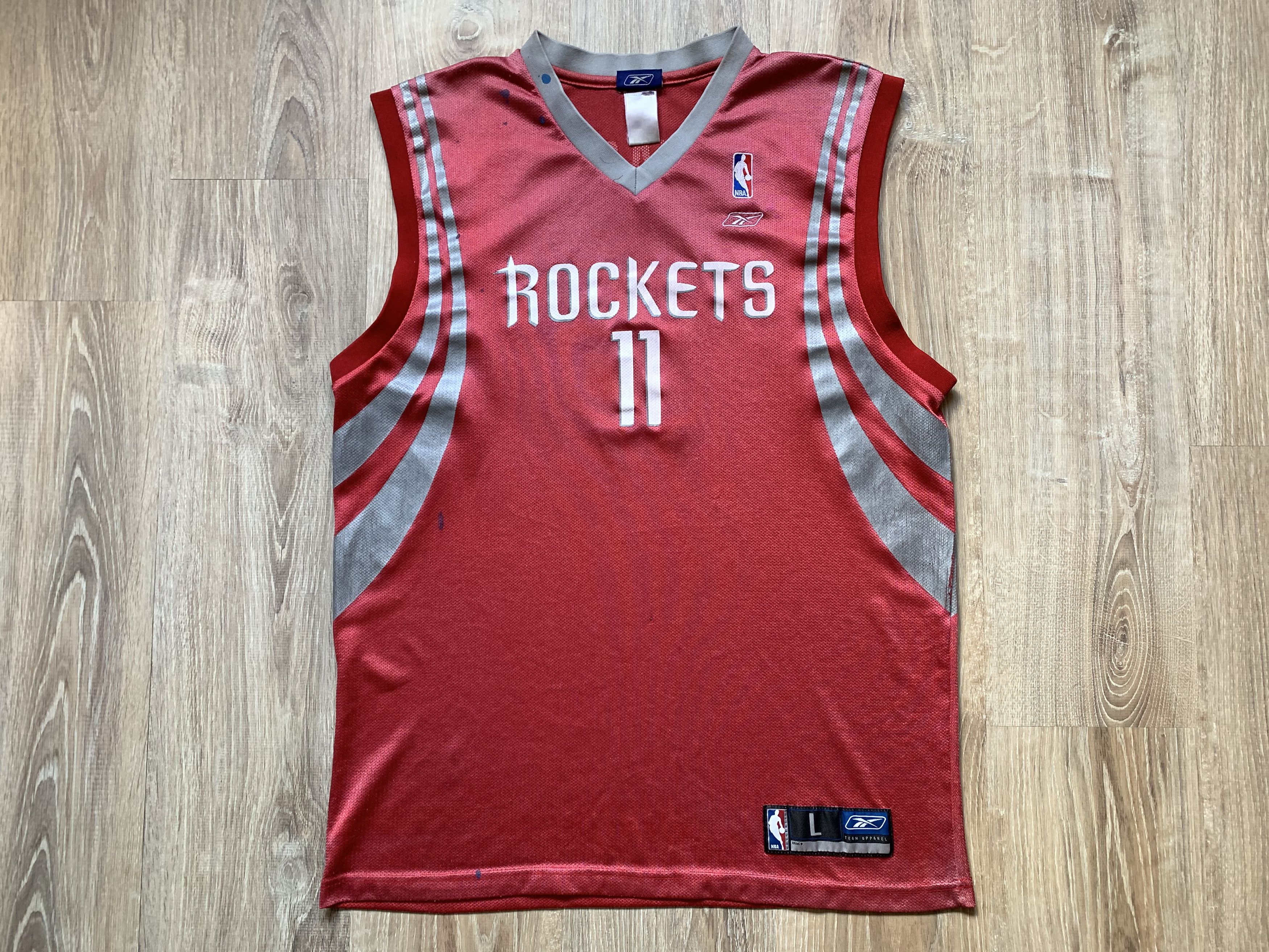 NBA × Reebok × Vintage Vintage Reebok Yao Minh Houston Rockets #11 Jersey Size US L / EU 52-54 / 3 - 2 Thumbnail