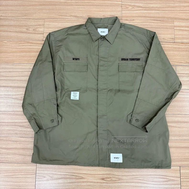 Wtaps Wtaps Military green shirt jacket Size US L / EU 52-54 / 3 - 1 Thumbnail