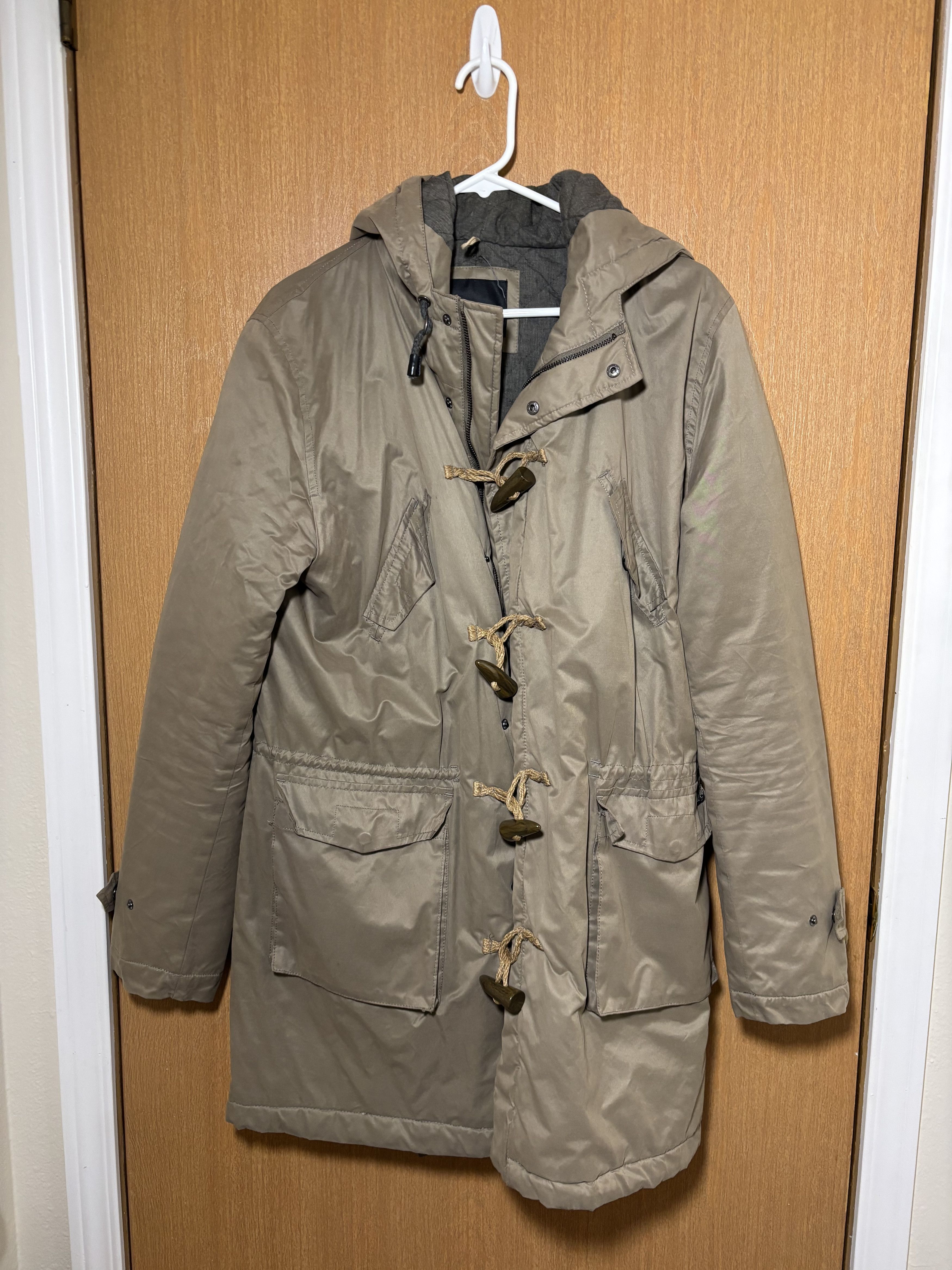 Antony Morato Antony Morato Medium length beige/olive Jacket with hood Size US M / EU 48-50 / 2 - 3 Thumbnail
