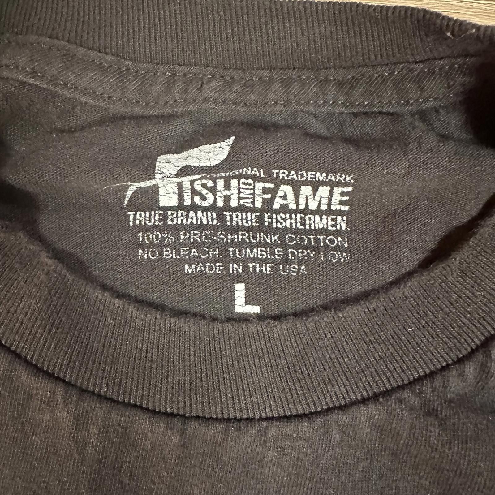 Other Fish & Fame Menswear T-shirt Large Black Logo Graphic Size US L / EU 52-54 / 3 - 5 Thumbnail