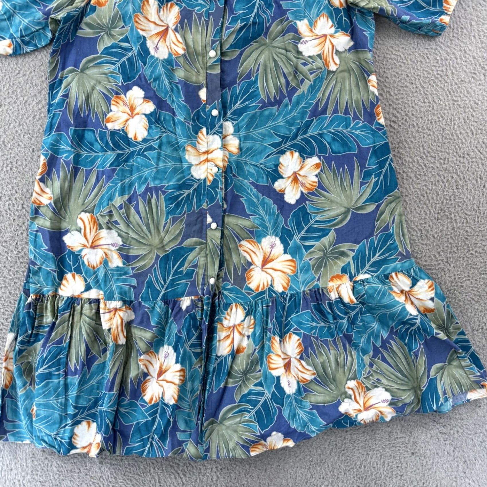 Hilo Hattie VINTAGE Hilo Hattie Dress Womens XL Muumuu Kaftan Midi Floral Luau USA Size XL / US 12-14 / IT 48-50 - 2 Thumbnail
