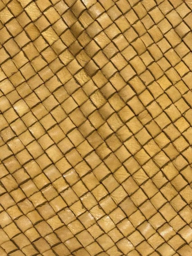 Designer × Giorgio Brato × Vintage 2000s Giorgio Brato Beige Woven Leather Shoulder Bag Size ONE SIZE - 8 Thumbnail