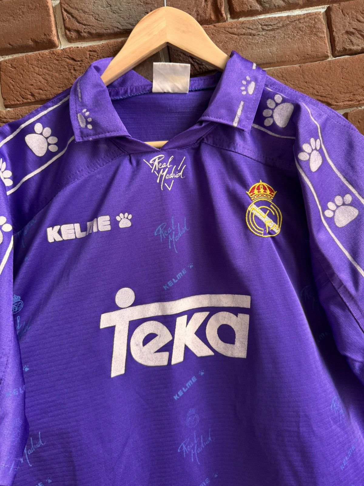 Vintage Vintage Kelme 90s Real Madrid Special football shirt 1994/95 Size US XL / EU 56 / 4 - 3 Thumbnail