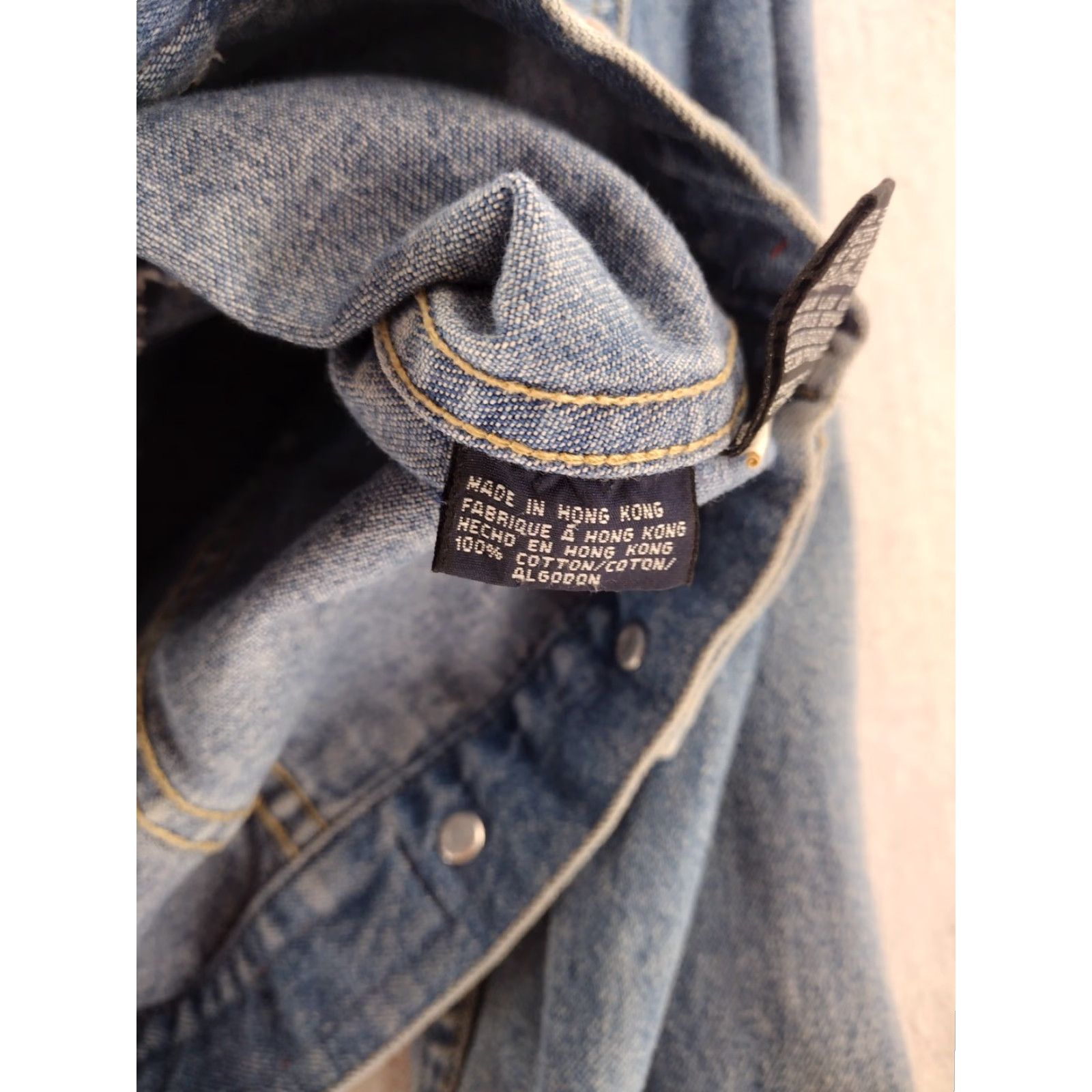 Tommy Hilfiger VTG Tommy Hilfiger Denim Jacket Girls XL Embroidered Collar Denim Jacket Girls XL Embroidered Collar Size XL / US 12-14 / IT 48-50 - 5 Thumbnail