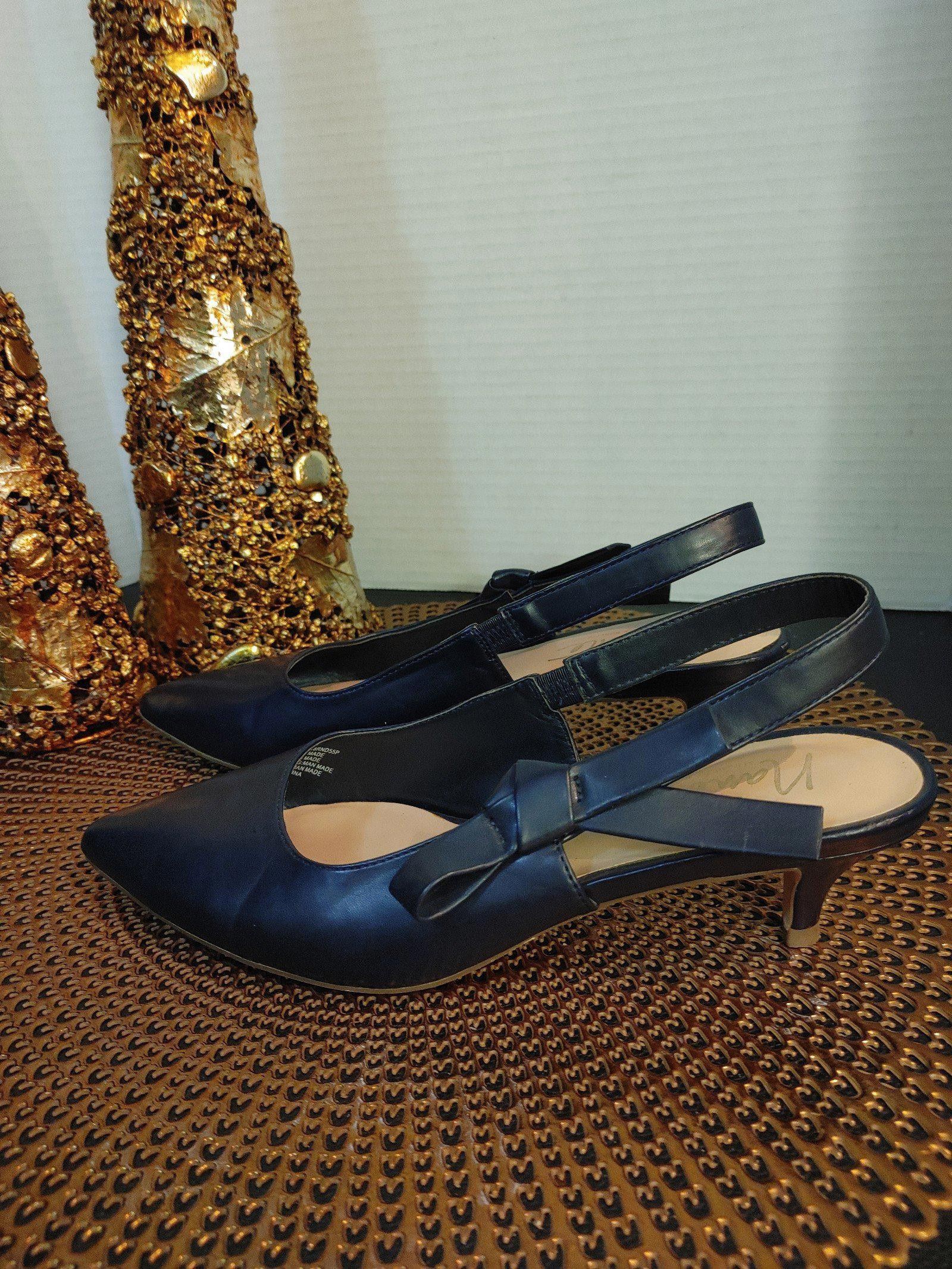 Designer Nanette Lepore Rhona Kitten Heels Size 8M Size US 8 / IT 38 - 1 Thumbnail