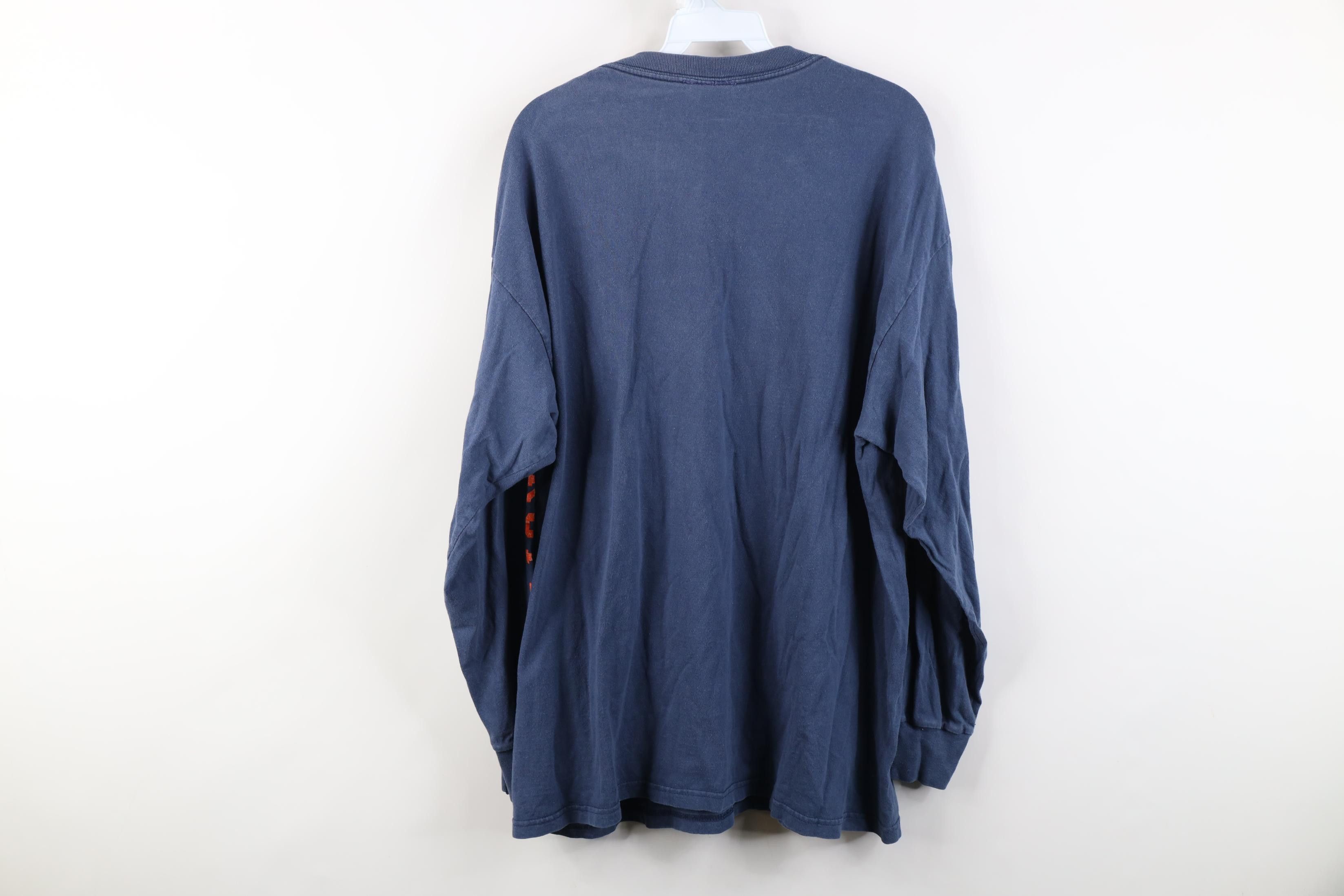 Vintage Vintage Y2K 2006 Tigers Baseball Long Sleeve T-Shirt Blue Size US XL / EU 56 / 4 - 15 Thumbnail