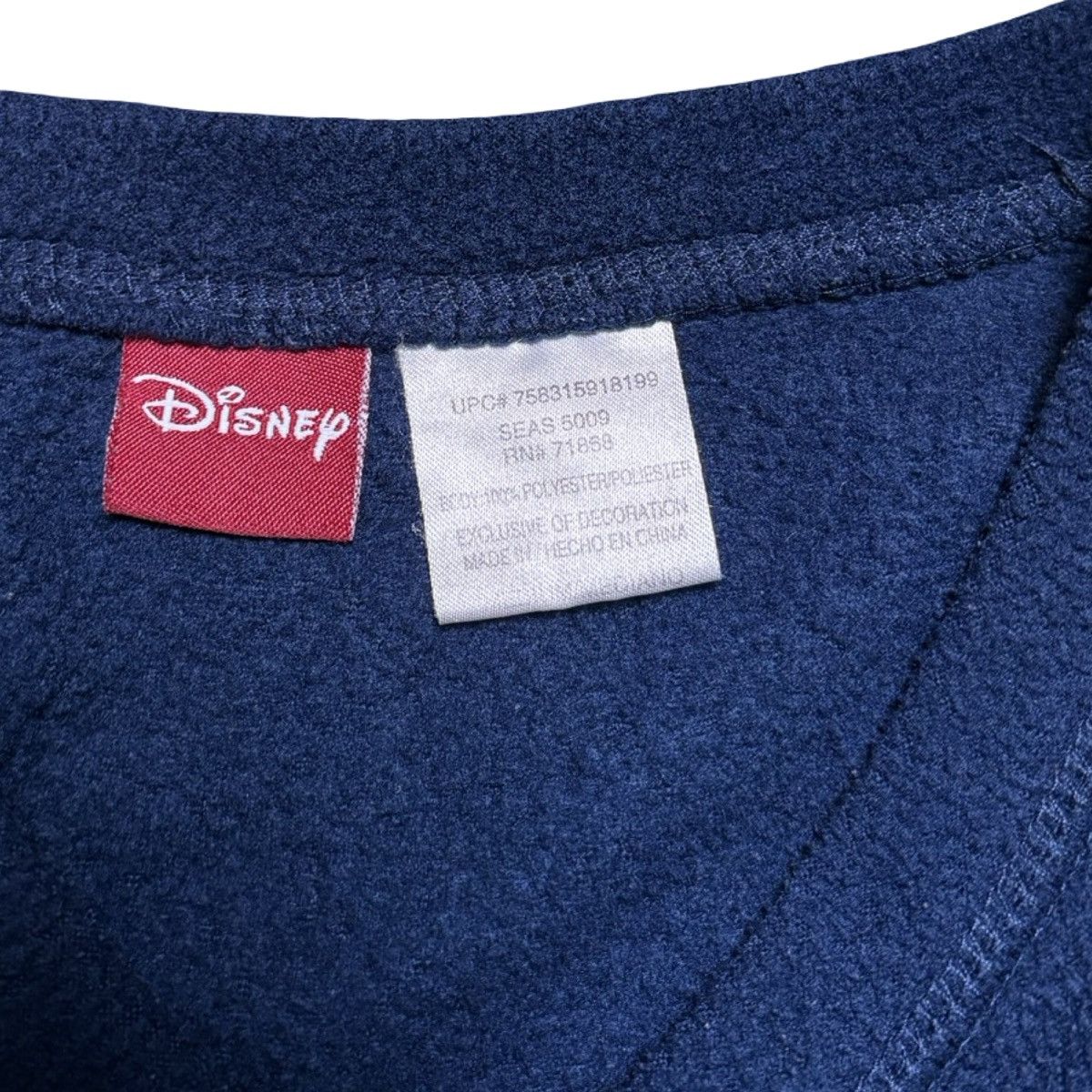 Disney Disney Eeyore Fleece Pullover Moody Navy Blue Sweatshirt Size M / US 6-8 / IT 42-44 - 3 Thumbnail