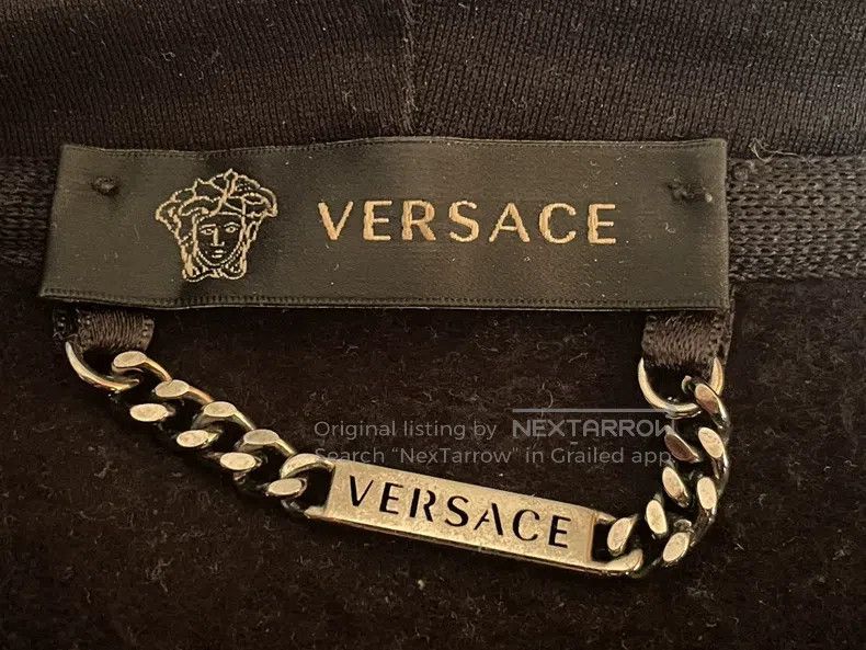 Versace Versace Main line fleece large print hooded jacket Size US S / EU 44-46 / 1 - 4 Thumbnail