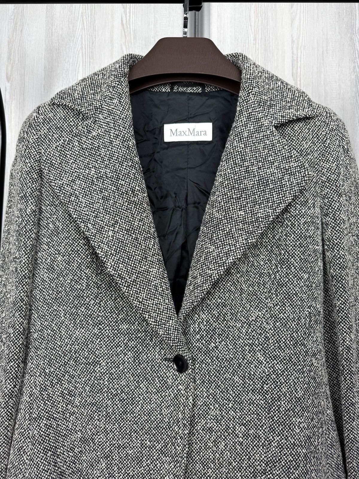 Max Mara Max Mara main line wool blend tweed short blazer jacket Size XL / US 12-14 / IT 48-50 - 3 Thumbnail