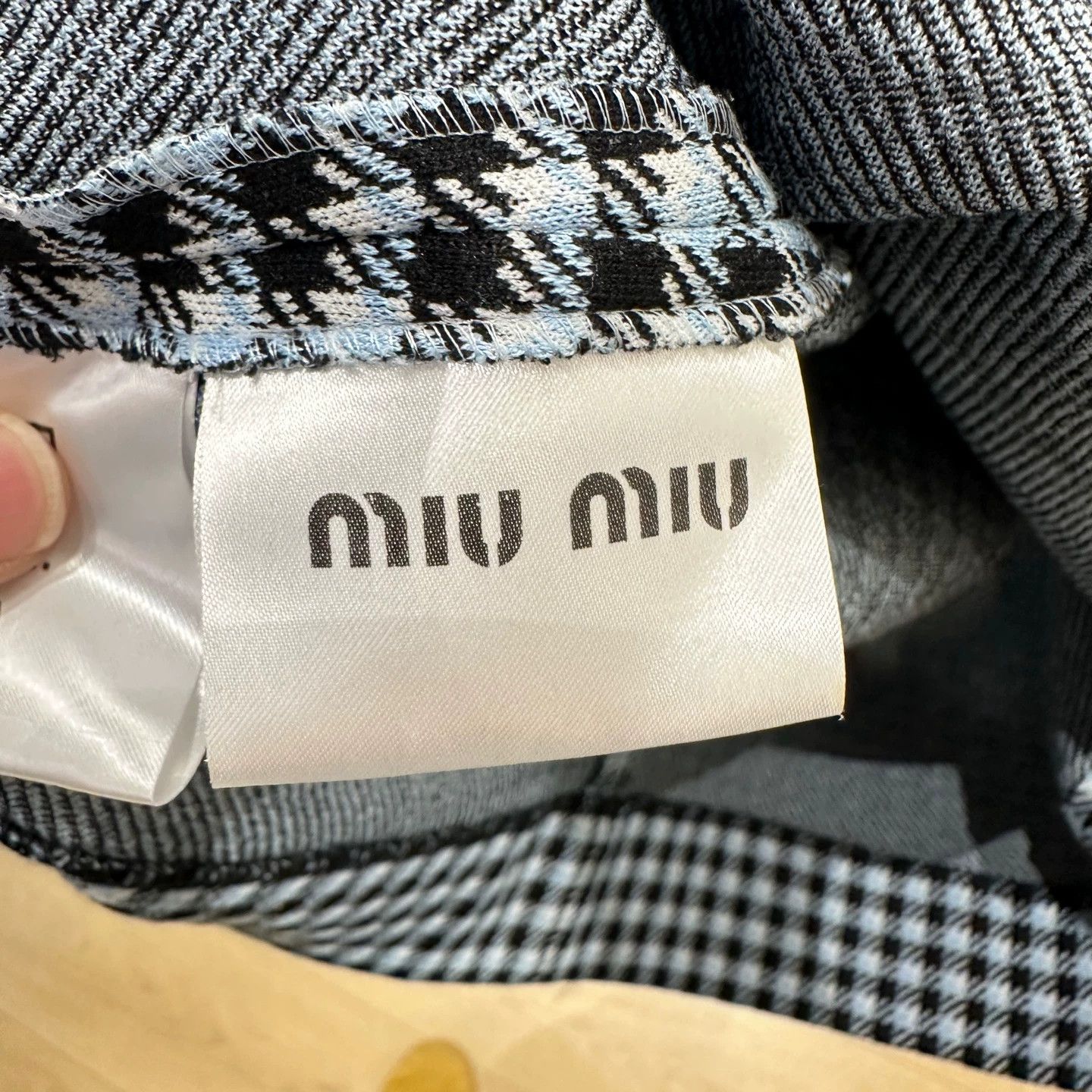 Miu Miu MIU MIU Gingham Peter Pan Collar Short Sleeve XS Dress Size XXS / US 00 / IT 34 - 4 Thumbnail